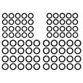 80Pcs Pressure Washer Hose O-rings Power Pressure Orings Seal Rings Replacement Attachment Quick Connection Orings High Pressure Seal