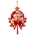 JilgTeok Living Room Decor Clearance 2024 Vietnamese New Year Decoration Stereo Blessing Tassel Round Bow Decoration Chinese New Year Hanging Decoration Chinese New Year Red Spring Decorations