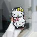 Sanrio Hello Kitty Soft Liquid Silicone Phone Case For iPhone 11 12 13 Pro Max 4 4s 6 6s X XS XR 7P 8P SE2 Full Cartoon Case