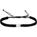 Plated Initial Heart String Bracelets for Women Men Teen Girls Boys Handmade Rope Braided Bracelet Minimalist Jewelry Matching Couple Bracelets K One Size.