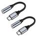 SVEUC USB Type C to 3.5mm Female Headphone Jack Adapter 2 Pack USB C to Aux Audio Dongle Cable Cord Compatible with iPhone 15 Pro Max/15 Pro/15 Plus Samsung Galaxy S20 S21 S22 S23