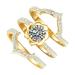 JilgTeok Rings for Women Clearance 3-in-1 Alloy Inlaid Rhinestone Female Popular Exquisite Fashion Rings Jewelry Mothers Day Gifts