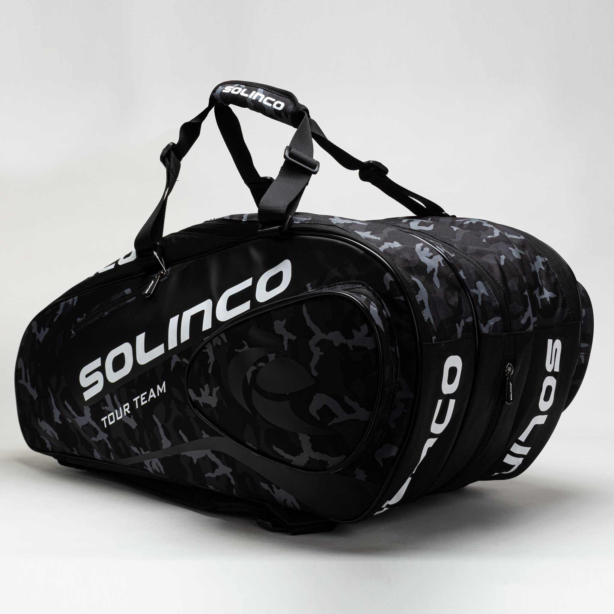 Solinco Tour 15 Pack Bag Midnight Camo Tennis Bags