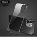 Electroplated Transparent Ultra Slim Frameless Case Thin Glossy Boundless Clear Back Cover For iPhone 15 14 13 12 Pro Max 11