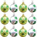 JilgTeok Home Decor Clearance Four-leaf Hat Ball St. Patrick s Day Hanging Decoration Green Plastic Ball Decoration With Hanging Rope Spring Decorations for Home