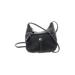 Stone Mountain Leather Crossbody Bag: Black Solid Bags