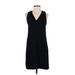 Banana Republic Casual Dress - Shift: Black Solid Dresses - Women's Size 2