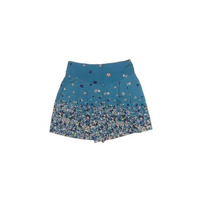 Kimchi Blue Athletic Shorts: Blue Print Activewear - Women's Size Small