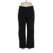 Riders by Lee Khaki Pant Straight Leg Boyfriend: Black Solid Bottoms - Women's Size 12 Petite