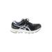 Asics Sneakers: Athletic Platform Activewear Black Color Block Shoes - Women's Size 10 - Almond Toe