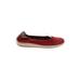 Caslon Flats: Red Solid Shoes - Women's Size 7 1/2 - Round Toe