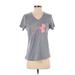 Under Armour Active T-Shirt: Gray Activewear - Women's Size Small