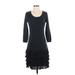 Calvin Klein Casual Dress - DropWaist: Gray Dresses - Women's Size Small
