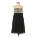 Lilly Pulitzer Cocktail Dress - Party Strapless Sleeveless: Black Dresses - Women's Size 0