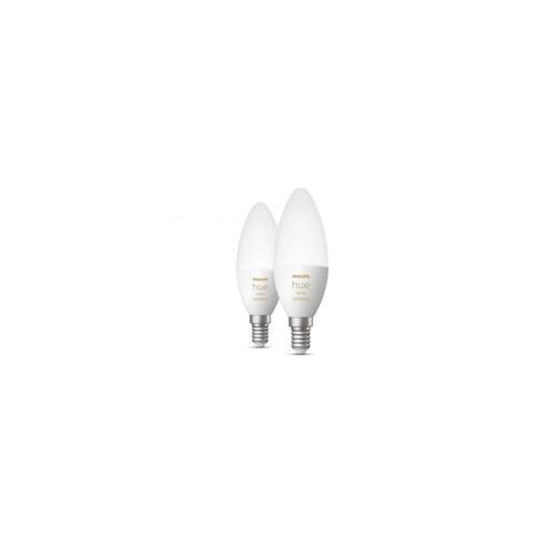 Philips Hue White ambience E14 - Smarte Lampe Kerzenform Doppelpack - 470