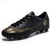 Mens Soccer Cleats Youth Boys Girls Athletic Turf Football Shoes Competition Training Football Boots Student Cleats Sneaker Shoes Gripping Power Athletic Shoes Balck 47