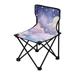 Cute Clouds Portable Camping Chair Outdoor Folding Beach Chair Fishing Chair Lawn Chair with Carry Bag Support to 220LBS