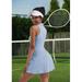 Tennis Dress for Women Golf Dresses with Built in Shorts with 4 Pockets for Sleeveless Athletic Workout Dress Workout Golf Dress Built-in Shorts with Pocket Sleeveless Athletic Dresses