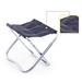 Outdoor Folding Stool Camping Lightweight Portable Chair Children s Chair for Painting Fishing Travelling BBQ Beach (Black & Silver)