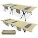 MOWENTA Portable Camping Cot Ultralight Backpacking Cot Compact Sleeping Cot Bed with 2 Heights for Hiking Outdoor Beach Travel Sand