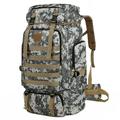 OWSOO Large Capacity Canvas Trekking Backpack Camping Rucksack Hiking Backpack for Camping and Hiking