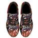 American Flag Pit Bull Terrier Wrapped In Glory American Flag Shoes Women s Fashion Sneakers Tennis Running Shoes for Men Women Black Size 10