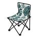 Palm Leaves Tropical Portable Camping Chair Outdoor Folding Beach Chair Fishing Chair Lawn Chair with Carry Bag Support to 220LBS