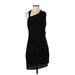 Helmut Lang Casual Dress - Mini: Black Print Dresses - Women's Size 4
