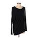 Athleta Active T-Shirt: Black Solid Activewear - Women's Size Small Petite