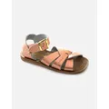 Salt Water Girl's ORIGINAL CHILDRENS SANDAL - Rose Gold - Size: 10