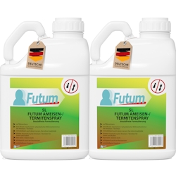 FUTUM 2x5L Ameisenspray / Termitenspray bekämpft Insekten, Eier, Larven, Insektenspray ohne Biozide auf Wasserbasis, Sofortwirkung ohne Flecken Image