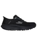 Skechers Women's Slip-ins: GO RUN Consistent 2.0 - Endure Sneaker | Size 5.5 Wide | Black | Textile/Synthetic | Machine Washable