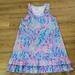 Lilly Pulitzer Dresses | Lilly Pulitzer Evangelia In Pink Sunset Coco Breeze Dress Sz Large | Color: Blue/Pink | Size: L