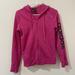 Adidas Tops | Adidas Women's Logo On Arm Full Zip Up Hoodie Jacket Fuscia Pink Size Xs | Color: Pink | Size: Xs