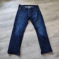 Levi's Jeans | Levis 514 Jeans Mens 38 X 32 Dark Wash Denim Pants Low Rise Cowboy Straight Leg | Color: Blue | Size: 38