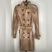 Burberry Jackets & Coats | Burberry Pony Hair And Leather Trench Coat | Color: Tan | Size: 6