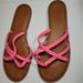 American Eagle Outfitters Shoes | American Eagle Outfitters Neon Pink Slip-On Flip Flop Sandles. 11 | Color: Pink | Size: 11