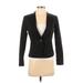 Ann Taylor Blazer Jacket: Short Black Solid Jackets & Outerwear - Women's Size 00 Petite