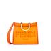 Fendi Leather Tote Bag: Orange Bags