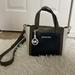 Michael Kors Bags | Michael Kors Bag , Olive Green, White, Black , Crossbody With Top Handles | Color: Green/White | Size: Os