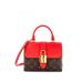 Louis Vuitton Leather Shoulder Bag: Red Bags