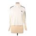 Adidas Pullover Hoodie: White Tops - Women's Size Large