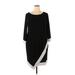 Tiana B. Casual Dress - Sweater Dress: Black Dresses - Women's Size 18