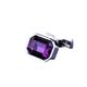 Jewelry Shirt Wedding Cufflinks For Mens Purple Crystal Cuff Shirt Accessories Women And Men (Main Stone Color : Purple, Metal color : A) (A Purple)