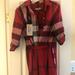 Burberry Dresses | Brand New Burberry Red Check Dress | Color: Red | Size: 6
