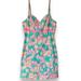 Lilly Pulitzer Dresses | Lilly Pulitzer Womens Floral Strappy Shift Dress Size 10 Lion Sundress Cute | Color: Blue/Yellow | Size: 10