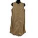 J. Crew Dresses | J. Crew Collection Sleeveless Cotton Poplin Shirt Dress Size S Khaki Preppy | Color: Tan | Size: S