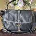 Coach Bags | Coach Madison Pinnacle Eva Satchel Shoulder Bag ~ Black/Brass ~ 18664. | Color: Black | Size: Os