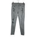 American Eagle Outfitters Jeans | American Eagle Distressed Gray Jegging Jeans | Color: Gray | Size: 4