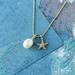 Kate Spade Jewelry | Kate Spade Sea Star Starfish Gold Pearl Pendant Necklace New W/Dust Bag | Color: Gold | Size: Os
